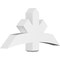 Ekena Millwork Alberta Architectural Grade PVC Gable Bracket, 48"W x 24"H x 6"D x 6"F, 12/12 Pitch GBP048X24X0606ALB00 - alternate 1